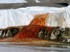 Blood falls Antarctica