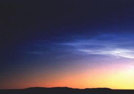 Noctilucent clouds Antarctica