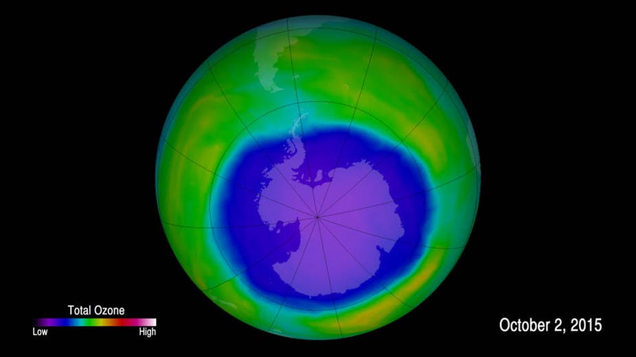 Ozone hole antarctica