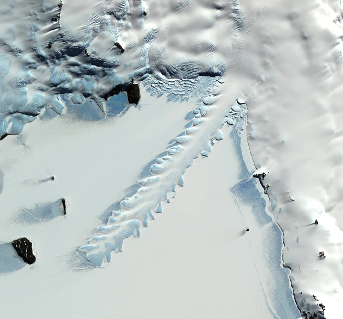 Erebus ice tongue Antarctica