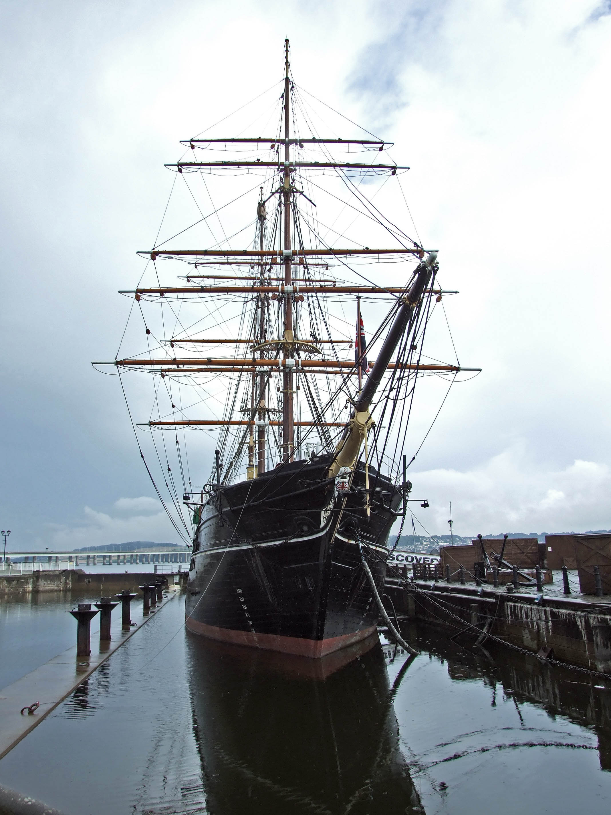 Scott's ship 'Discovery' · CAPTAIN ANTARCTICA