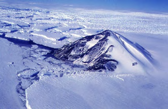 Gaussberg volcano, Antarctica