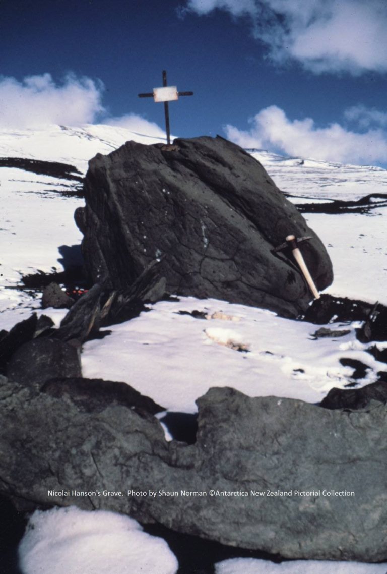 The first grave in Antarctica · CAPTAIN ANTARCTICA