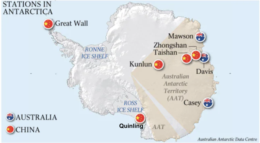 Quinling china antarctic base